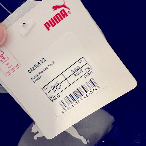 PUMA | Essentials No. 2 Logo Cap | Navy Blue | NWT - Picture 9 of 11